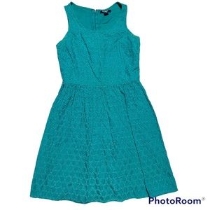 Old Navy sleeveless dress. Teal. Size 0.